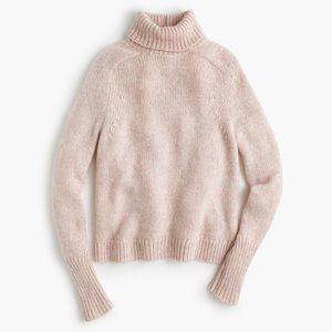 J.CREW Marled Turtleneck Wool Sweater